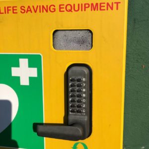 Check your defib cabinet! 3