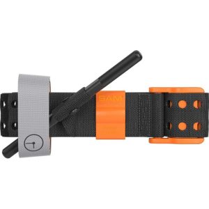 The SAM XT Extremity Tourniquet features an innovative auto-lock technology which addresses the main cause of failed tourniquet application, slack. The TRUFORCE buckle technology auto-locks to exclude nearly all tourniquet slack by intergrating innovative baseline force control, activating the locking prongs.