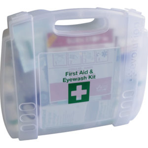 Evolution British Standard Compliant First Aid & Eyewash Kit, Medium