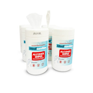 Medisanitize 70% Alcohol Hard Surface Wipes pack of 10