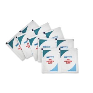 Medisanitize 70% Alcohol Wipes Flow Wrapped NEW